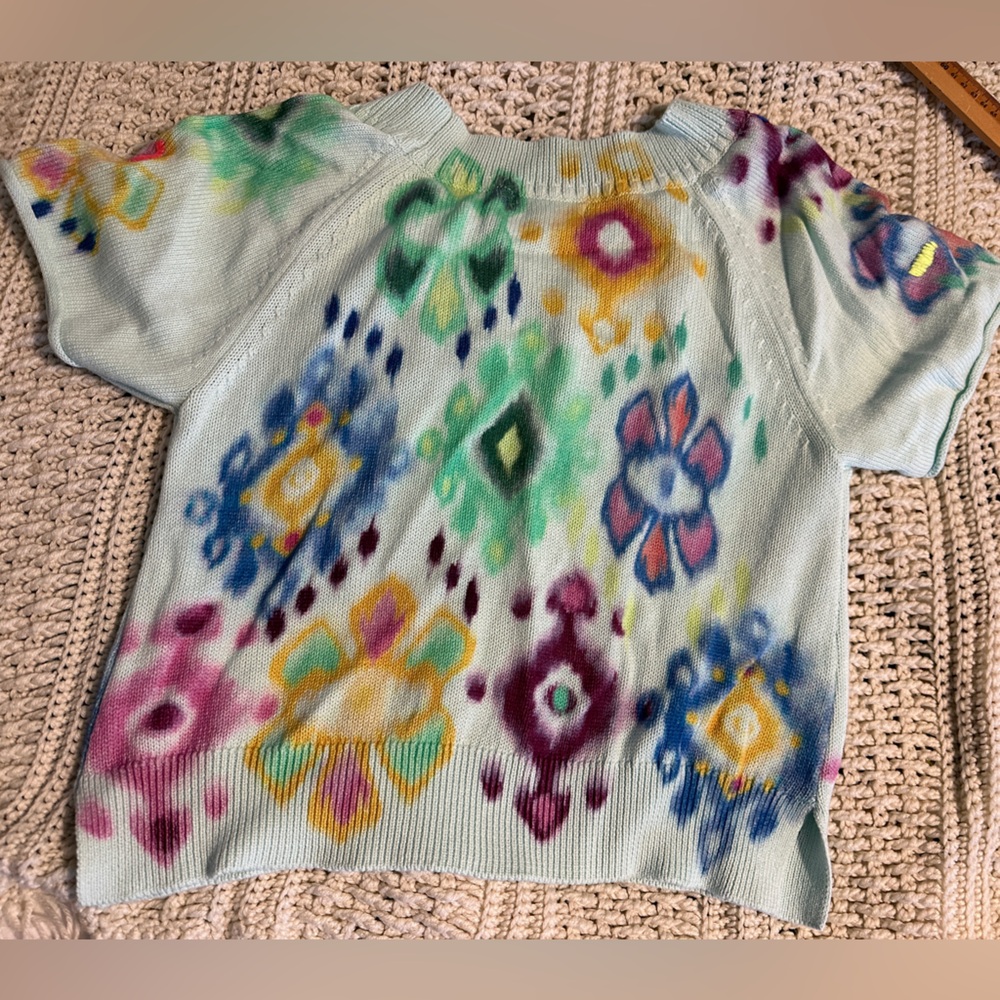 Anthropologie Meera Boho Sweater Tee - Picture 5 of 5